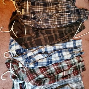 Mens flannel lot!